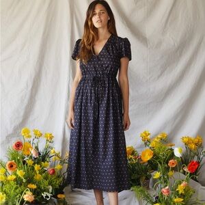 Christy Dawn The Dawn Dress, in Noir Camellia, Size PXS